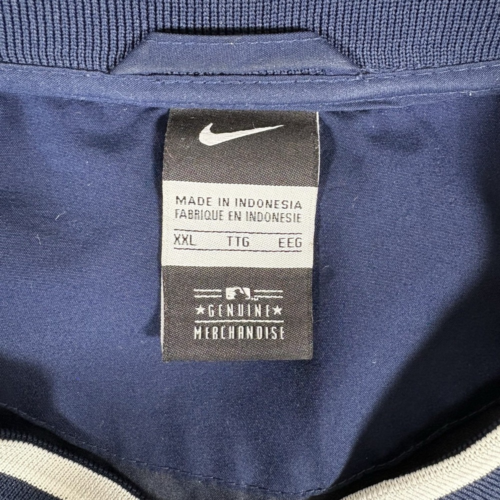 Vintage Y2K Nike New York Yankees Center Swoosh Dugout Pullover Jacket Mens XXL - Picture 5 of 14